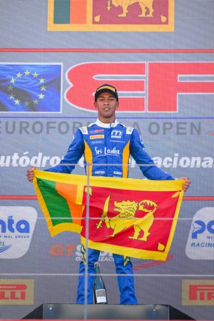 First win of the year for David and Motopark